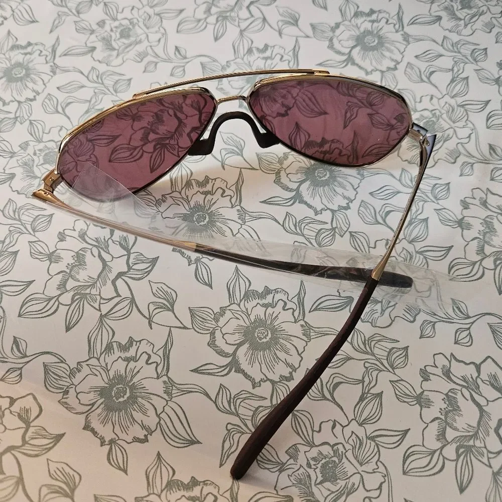 NWT Nike Outrider 62mm Mirrored Aviator Sunglasses
